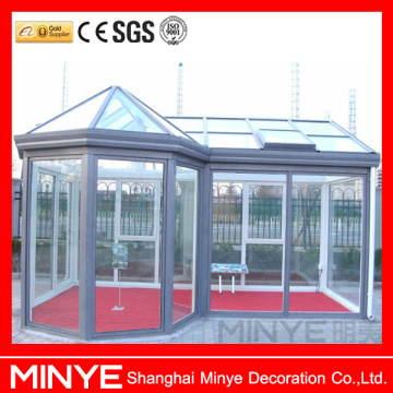 China Supplier New Products Irregular Shaped Glass Sunroom/Modern Aluminum Sunrooms Glass Houses/Lowes Sunrooms for Sale                        
                                                Quality Assured