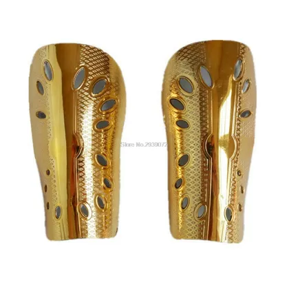 Professional Eletroplating Soccer Training Shin Guards Shin Pads Football Protective Leg Protector Sports Skating Shin Brace