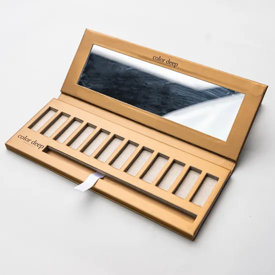Custom Paper 12 Colors Eyeshadow Palette Box Packaging