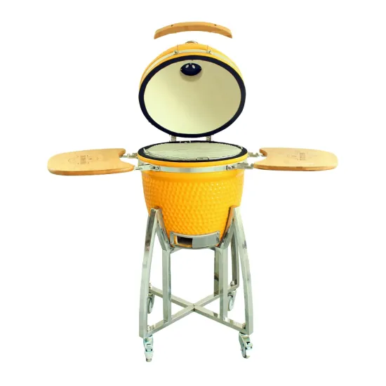 Auplex big 18 inch Yellow Egg Ceramic BBQ Kamado Grills