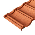 Colored stone orange roof bond metal tile