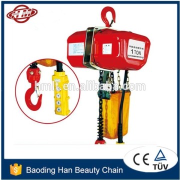 HHXG type electric motor light duty chain hoists and trolleys