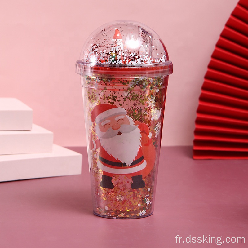 Microlandscape Plastic Cup Creative Glitter Summer Ice Cup