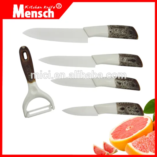 3pcs high quality Ceramic chopping knife with ceramic handle