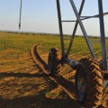 Permanent wheel center pivot irrigation