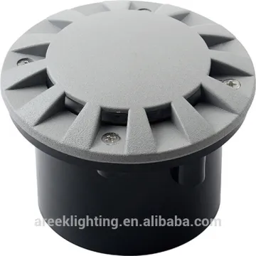 Die-cast aluminium body and Clear glass Underground Light 12*0.1W LED Unique Flower Shape 220-240V IP67 for outdoor decoration