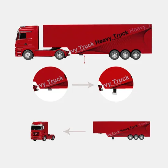 2.4G Electric 1/32 Mercedes Benz Container Heavy Truck RTR RC Car