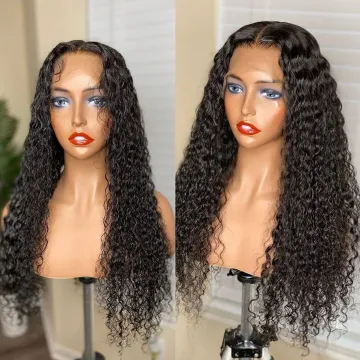 Cheap Lace Closure Wig Vendor Raw Indian Virgin Afro Kinky Curly Human Hair Hd Full Lace Front Wig For Black Women Human Hair