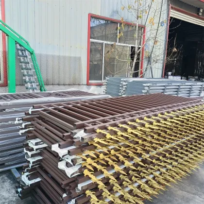 Modern Aluminum Balcony Guardrail with Graphic Design Fence