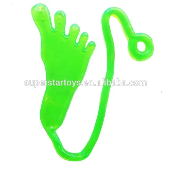 TPR sticky foot with YOYO , stretchy toy