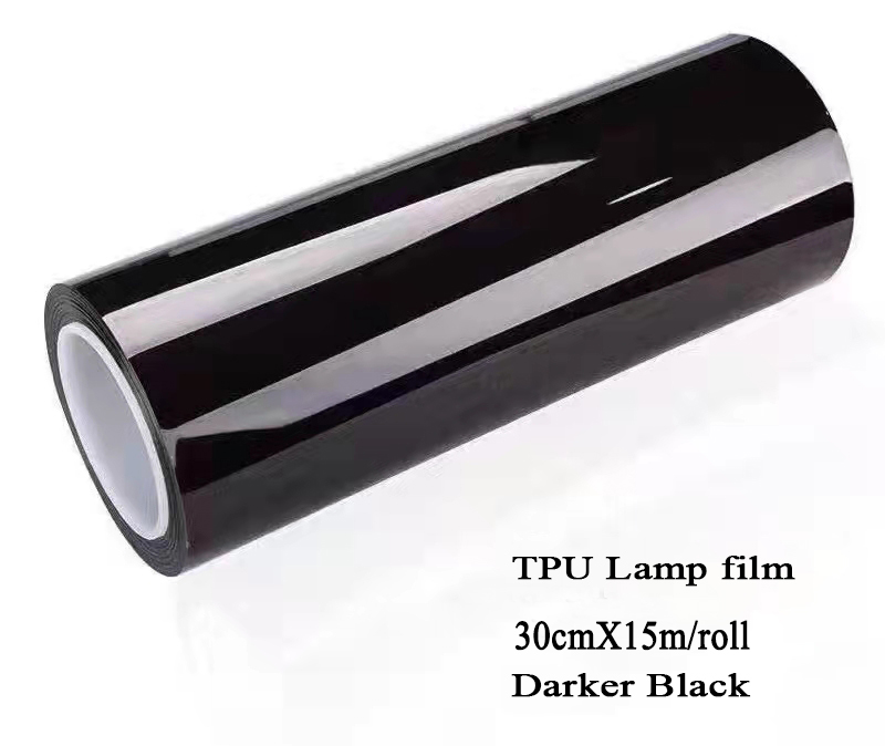 TPU Gloss Black Headlight Taillight Tint