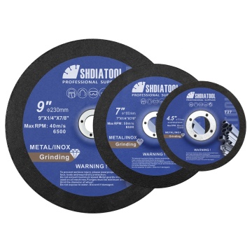 115/180/230mm Stainless Steel Resin Bonded INOX Grinding Wheels