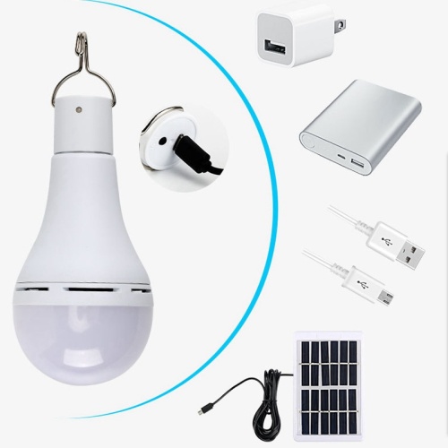 USB Rechargeable Portable LED Solar Light Bulb
