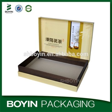 Exquisite OEM logo printed tea selection box for gift