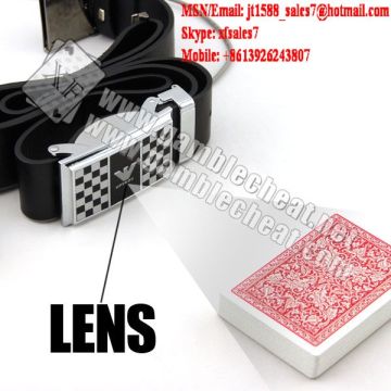 XF brand leather belt IR camera marked poker cheat