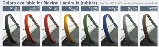 80mm Moving Rubber Handrail for Mitsubishi Escalators