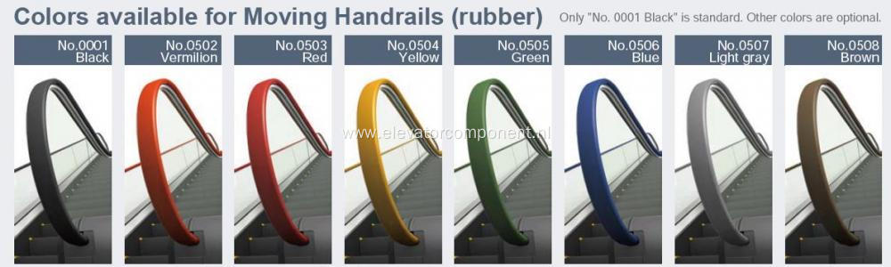 Moving Rubber Handrail for Mitsubishi Escalators 80mm