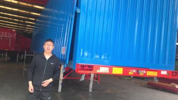 Hydraulic Side Door Open Semi Truck Trailer