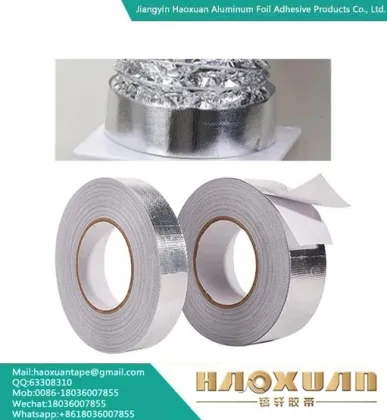 Self adhesive aluminum foil