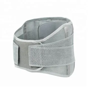 Gray Fiber Waist Support Band Belt