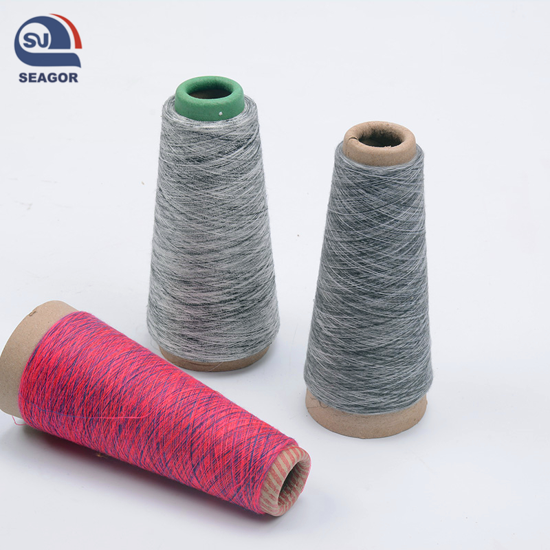 Rayon viscose polyester cotton blended yarn
