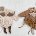 Veste bébé Vintage en coton à double coupe-vent double coton