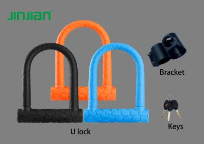 Shackle 14mm silicone coat mountain bike lock
