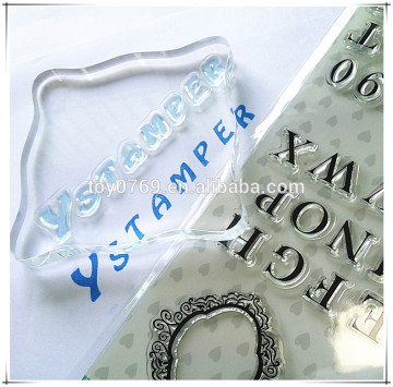 Rubber stamp silicone stamp clear stamp