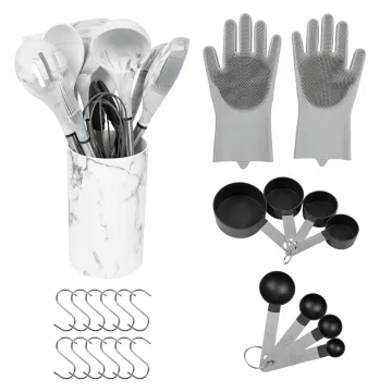 Top Selling Eco-Friendly Silicone Kitchen Utensil Set: 36 Piece Easy-Clean Kitchenware Collection