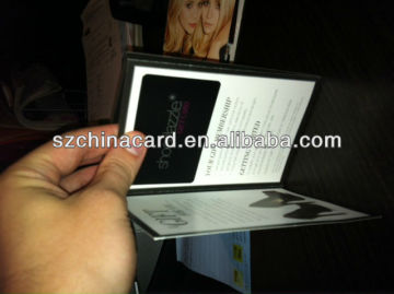 Black Matte Promotional Booklet Printing Card Holder