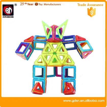 Hot sell educational toys playmags magnetic block 71 PCS