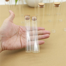 50pcs/lot Glass Bottle 22*120mm 35ml Test Tube Cork Stopper Mini Spice Bottles Container Small DIY Jars Vials Tiny Bottles glass