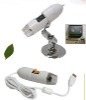 White And Black 20 - 200x Usb Digital Microscope With 130 Mm * 35 Mm Dimension