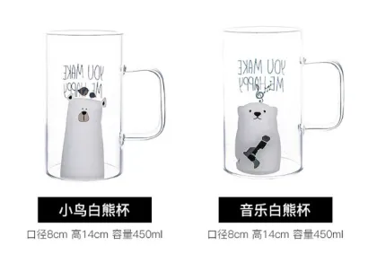 Home decoration juice cup milk coffee glass cup