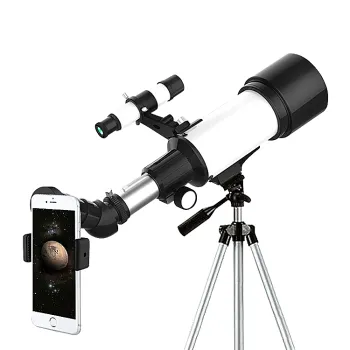 Professional 70mm Digit Telescope with 150x Magnification: Perfect for Kids and Amateur Astronomers, Including Tripod and Finder Scope - Portable Design