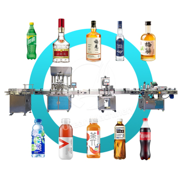 OCEAN Industrial Automatic 4 Nozzle Pet Bottle Filling and Capping Machine