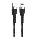 Zebra Stripe Type-C à Lightning Fast Charger Cable