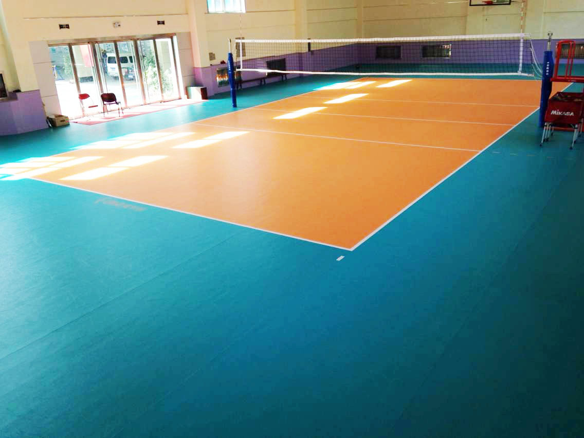 indoor volleyball flooring