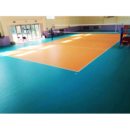 Professional Badminton/Table tennis/volleyball/futsal Vinyl Pvc Sports Flooring Mat