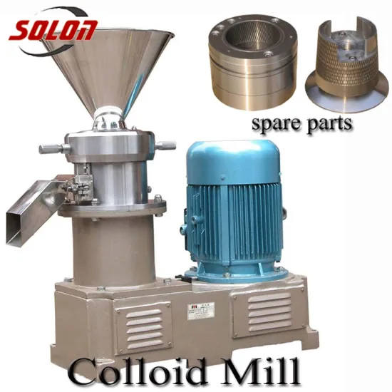 Emulsifying Colloid Mill Tomato Tahini Sesame Paste Machine