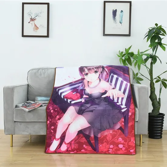 2020 Best selling big size cartoon pattern digital print blanket korean mink blankets wholesale