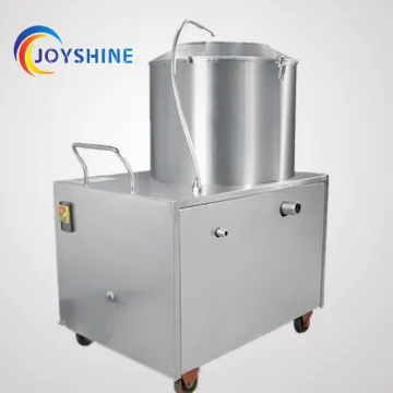 stainless steel brush potato washing peeling machine