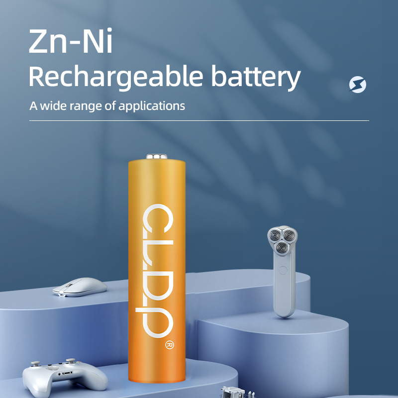 CLDP 1.6V 700mWh Zn-Ni AAA rechargeable battery
