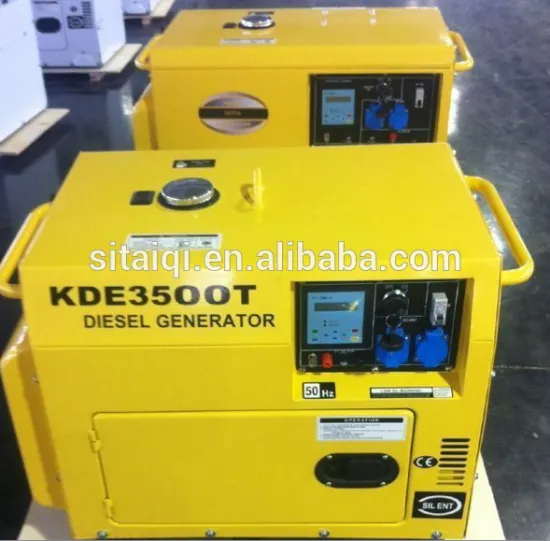 Kipor KDE3500T silent diesel generator power set
