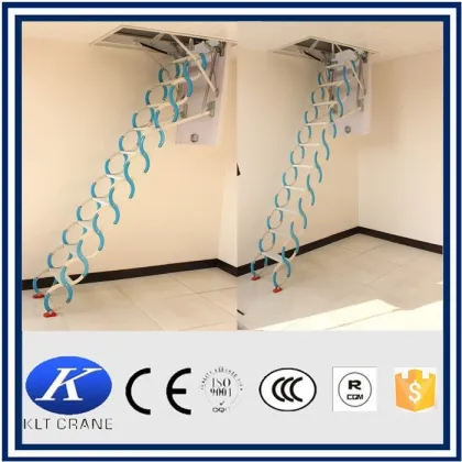 Retractable stairs, small folding loft stairs