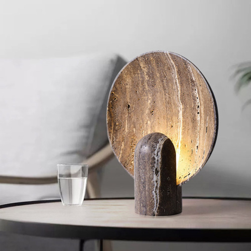 Dekor Harz Holz Tischlampe für Schlafzimmer lesen