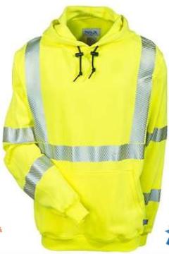 Ational Safety Apparel Yellow Flame-Resistant Sweatshirt