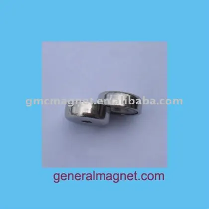 Countersunk cup magnets