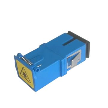 Adaptador de fibra SC Simplex de grado portador con obturador lateral: adaptador de fibra óptica y acoplador de fibra de Lixun
