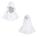 Capa curta com capuz para cosplay